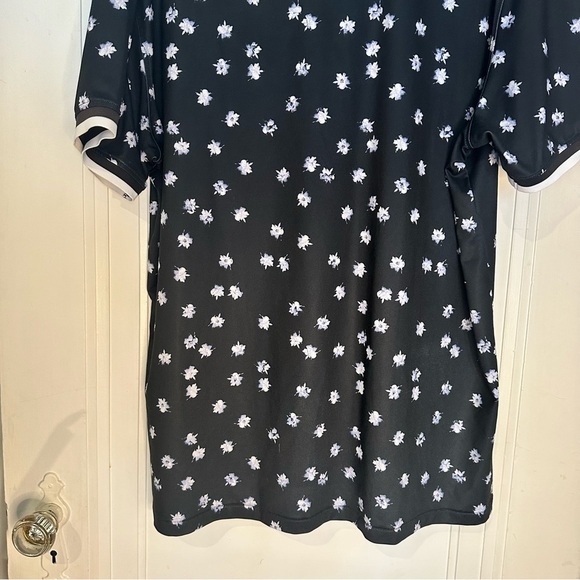 G/fore Limited Edition Country Club Misfit Polo Sketch Shirt sz X Black White - Picture 9 of 10